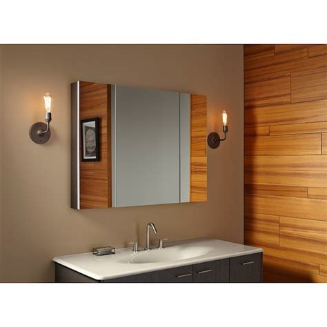 rectangular medicine cabinet with mirror